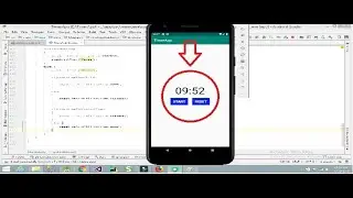 Timer Android Application || How to create timer application in android || Android Timer Application