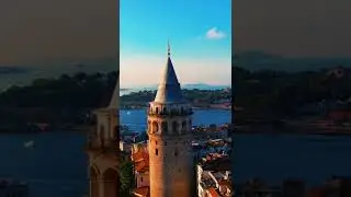 Günlerden Galata Kulesi - Galata Tower from the days 