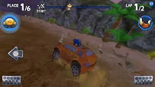 playing the beach buggy racing as el zipo and I win