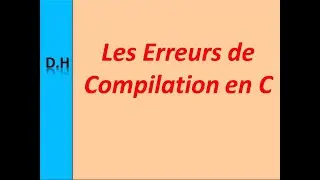 2-4-  Erreurs et Correction du Programme en C