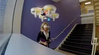Tiny Whoop at School!