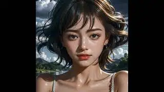 bad whether x AI girl created by stable diffusion #ai #art #beautiful #shorts