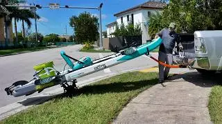This inflatable pedal drive kayak is changing the game Bote Rackham Aero PDL Full Package
