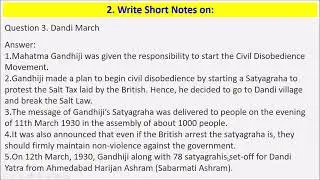 GSEB Solutions  Class 9  Social Science Chapter 5 Movement Towards Independence Question 2