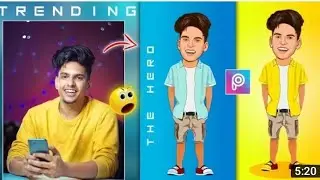 new cartoon photo editing trick 👍 the Editor boy Jaipur 👈