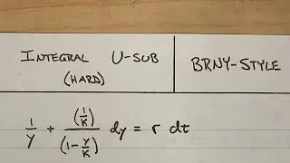 Integral U-Sub [hard] (BRNY-Style)