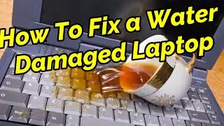How To Fix a Water Damaged Laptop \ How To Fix a Water Damaged Laptop