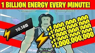STRONGMAN SIMULATOR HOW TO GET *1 BILLION ENERGY* EVERY MINUTE! GLITCH THROUGH WALLS? - ROBLOX