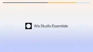 Welcome to the Wix Studio Essentials course