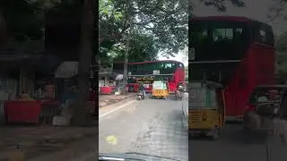 Double deck bus in hyd | #shorts #tigerkitimevachindhe @TIGERKITIMEVACHINDHE