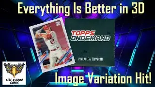 2021 Topps 3D Baseball Boxes - Image Variation Hit (
