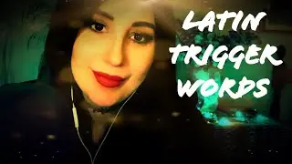 ASMR | Relaxing Trigger Words in Latin (Whispered)