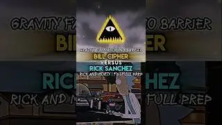 Bill Cipher vs Rick Sanchez | Prep #edit #shorts #viralvideo #like #subscribe #popular #views