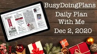 Digital Plan with Me Daily Planning feat. Paper Crown Planner I Christmas Eve Kit