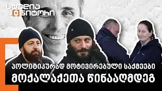 პოლიტიკურად მოტივირებული საქმეები მოქალაქეთა წინააღმდეგ   (ნაწილი I )