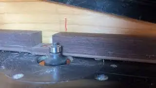 Rounding over walnut on router