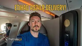 Etihad's first A321LR delivery: Hamburg–Abu Dhabi