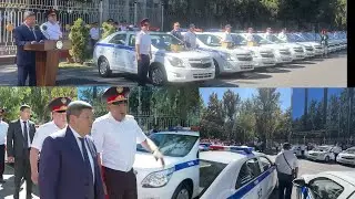 Өкмөт БАШЧЫ ИИМге 100 ЖАҢЫ унаа ТАПШЫРДЫ // Бул УНААЛАР Кыргызстанда ЧОГУЛТУЛГАНЫ айтылды - ВИДЕО