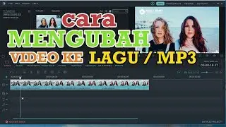 cara mengubah video ke lagu atau mp3 | tutorial filmora