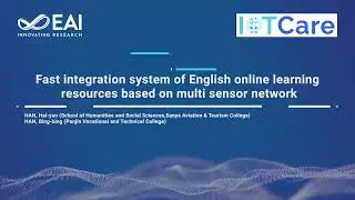 Fast integration system of English online learning resources based on multi sensor network