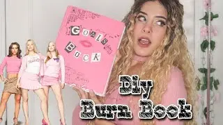 Burn book DIY from the movie Mean girls  (Goals book/Manifestation book) (Tutorial)