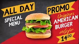After Effects Blackboard Fast Food Menu Promo Slideshow || Pizza/Pasta || KC Effects ||