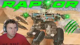 OMG... 700,000 HP Raptor On Live Server... MOST Overpowered Robot I've Ever Seen | War Robots
