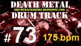 #73 DEATH METAL | DRUM TRACK 175 bpm