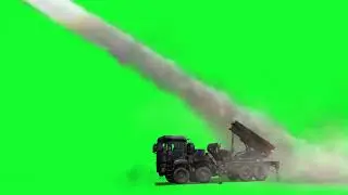 Missile Launch Green Screen ll 