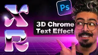 3D Chrome Text Effect in Photoshop: Create a Retro Editable Look