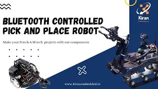 Bluetooth Controlled Pick And Place Robot | Robotic Car with Gripper | Robotics projects | Arduino