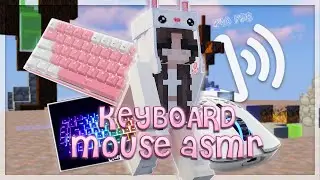 *thocky* keyboard + mouse sounds w/handcam | ASMR | Hypixel Bedwars