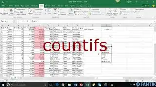 Conditional count with two criteria using COUNTIFS