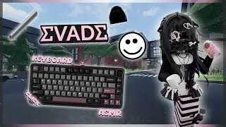 Roblox Evade with *THOCKY* Keyboard ASMR