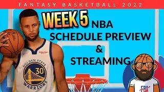 NBA Fantasy 2021 Week 5 Preview - Schedule Breakdown & Quality Games - Fantasy Basketball Analyzer