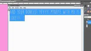 +How To Merge Layers On Photoshop Using The Shortcut?! |MinuteWithMe|