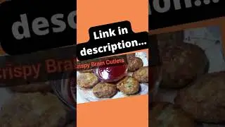 Crispy Brain cutlets @diycooking9418 #shorts
