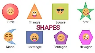 Shapes for kids | Learn Shapes | Coloring for kids | शेप्स सीखें | Geometric shapes