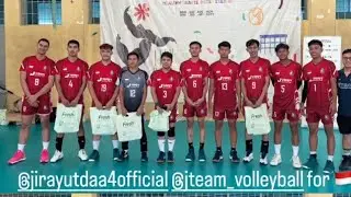 Jirayut main  Volleyball di Vietnam. JTEAM X VIETNAM
