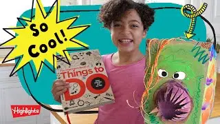 Make a Surprising Mask, Craft Organizer + A Pinhole Camera | Things to Do | Highlights