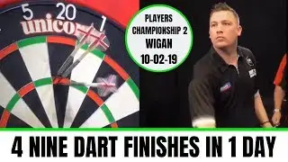 4 X 9 DART FINISHES IN 1 DAY - CHISNALL, VAN GERWEN, DOBEY, NENTJES