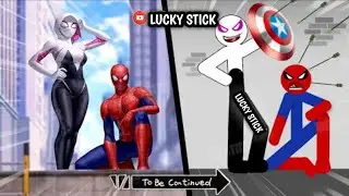 Spiderstickman vs Spiderman Funny Moments and Epic Moments / Stickman Dismounting