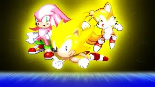 Sonic Classic Heroes - Team Super - Part 2 - ROM Hack (SPEEDRUN)
