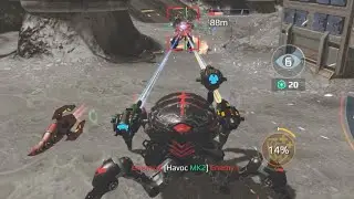 Invader with Laser | War Robots Gameplay