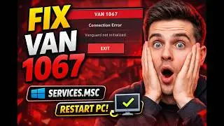 Fix VAN 1067 Error Valorant (Vanguard Not Initialized 2026)