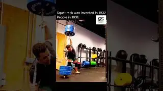 WHAT PEOPLE DID BEFORE SQUAT RACKS WERE INVENTED!!? 😳💀
