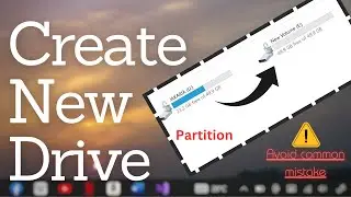 How to do Windows 10/11 Hard Disk Partition | SSD or HDD | Simple Step-by-Step |