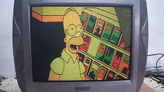 Repair TV with yellow image