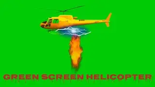 Helicopter Green Screen Video #greenscreen #helicapter