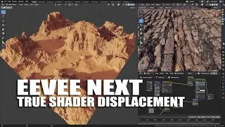 Real Time Displacement EEVEE NEXT Blender 4.2 Tutorial